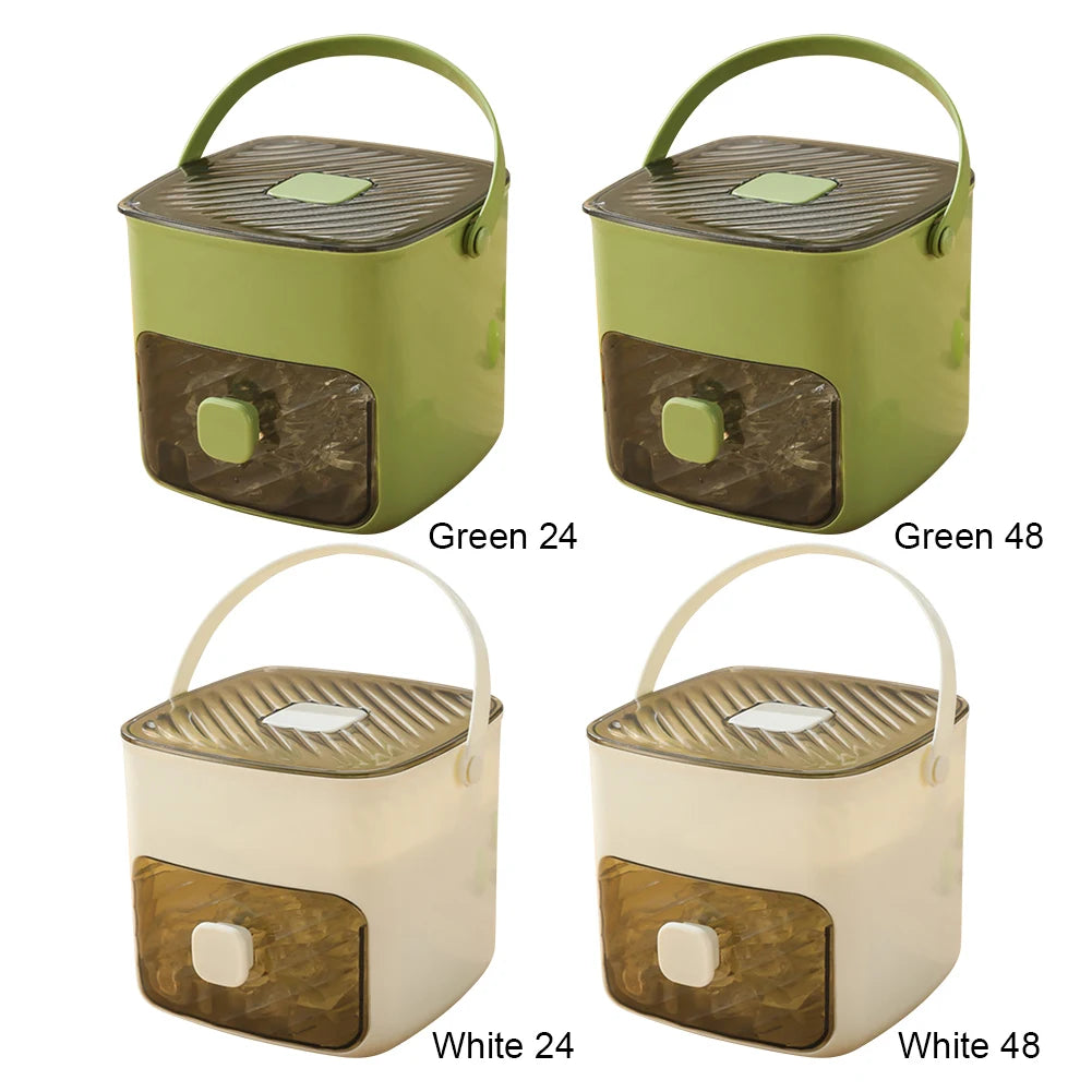 CRYSTACUBE - Compact Ice Maker for Fresh Ice Anywhere