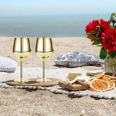 ORVYSSA - Sculptural Steel Cocktail Cup for Striking Tablescapes