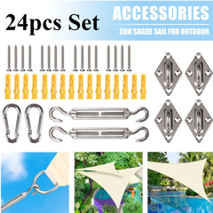 SUNTRIANGLE - Waterproof Triangle Shade Sail for Sculptural Outdoor Comfort