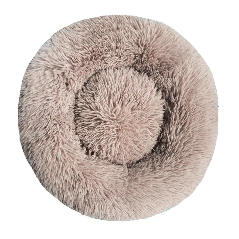 PAWVELLE - Plush Round Pet Sofa for Cozy Statement Seating