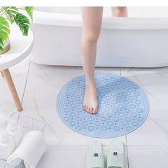 VELSORA - Sculptural Suction Bath Mat for Steadier Showers
