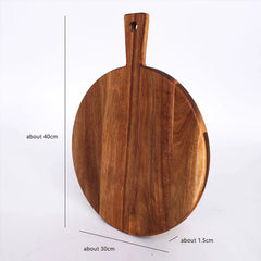 CARVYRA - Sculptural Acacia Cutting Board for Prep and Display