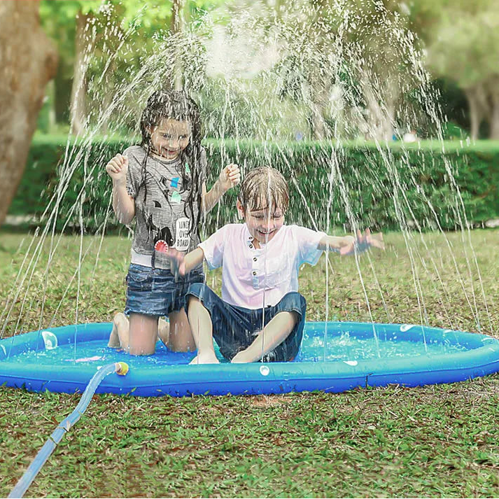 SUMMERWAVE - Large Inflatable Splash Mat for Cool Backyard Play