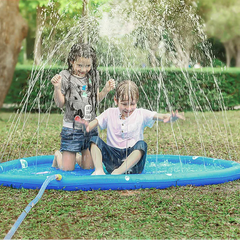 SUMMERWAVE - Large Inflatable Splash Mat for Cool Backyard Play