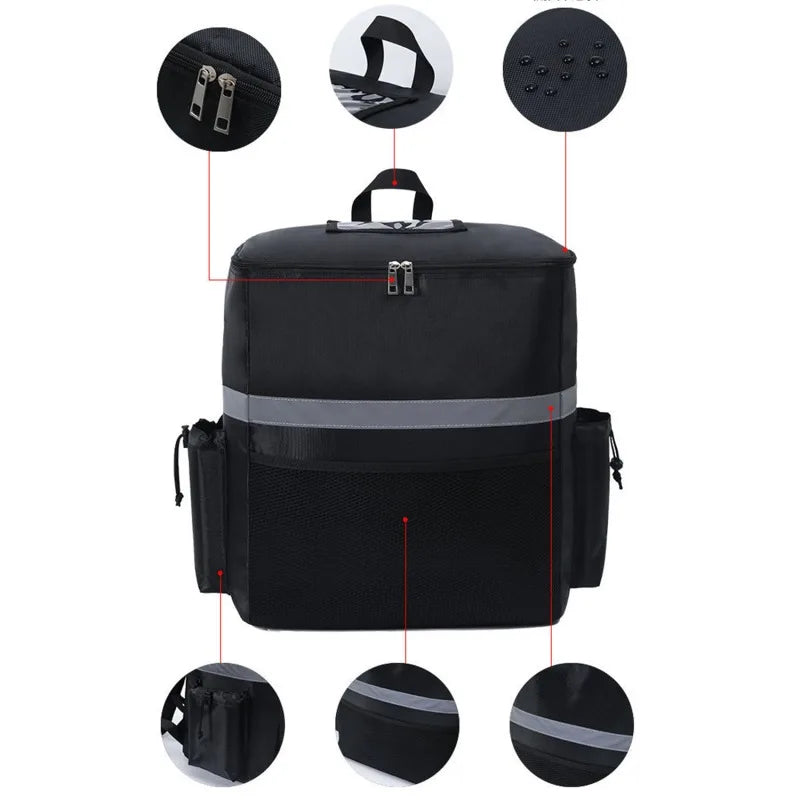 POLARCARGO - Extra-Large Insulated Backpack for Food Transport