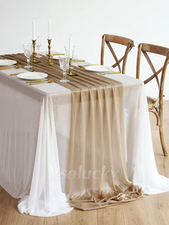 SHEERIVA - Sheer Table Runner for Elegant Occasion Tables