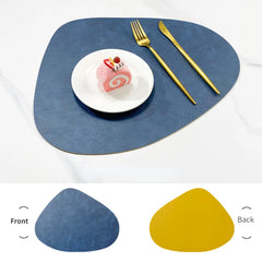 VELDROPA - Double-Sided PU Placemat for Stylish Table Protection