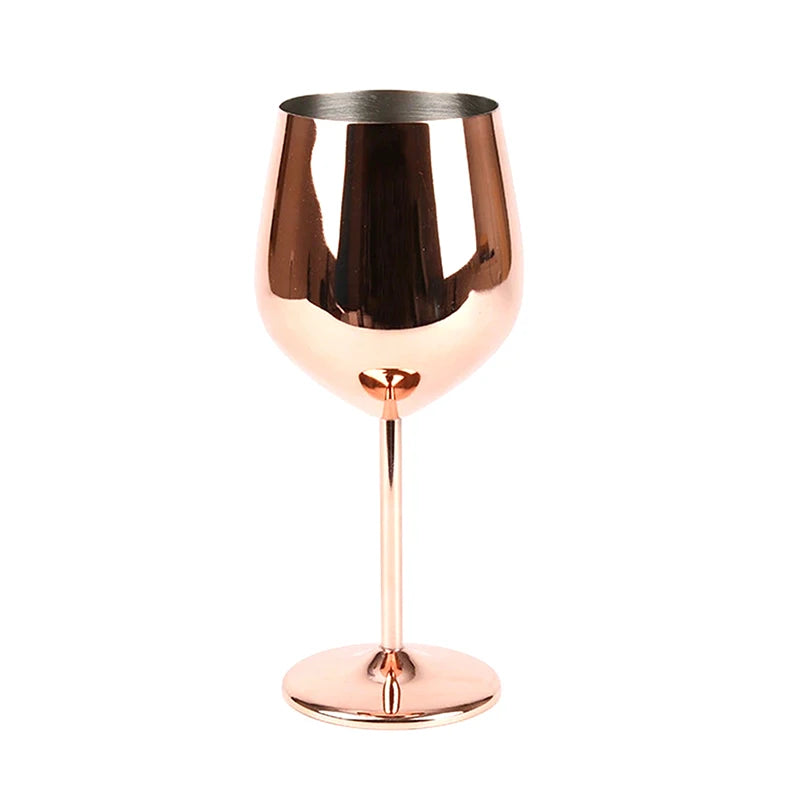 ZELVORA - Sculptural Steel Goblet for Break-Resistant Entertaining