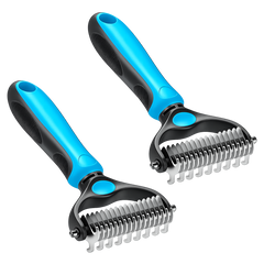 COATGUARD - Dual-Sided Pet Comb for Easy Deshedding and Detangling