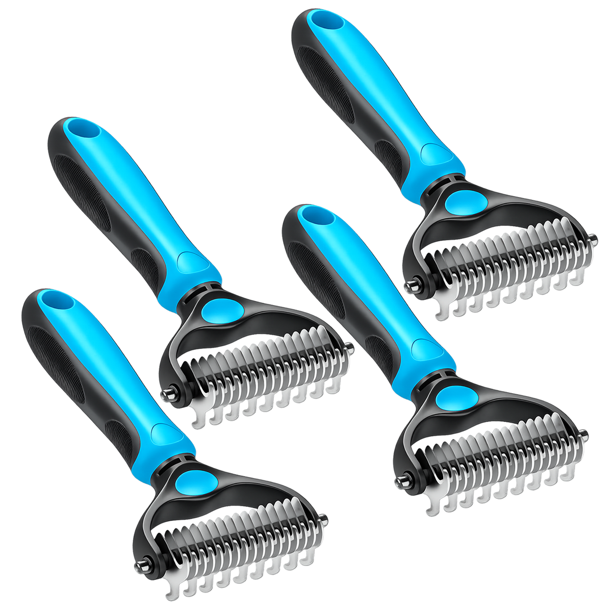 COATGUARD - Dual-Sided Pet Comb for Easy Deshedding and Detangling