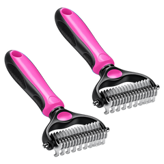 COATGUARD - Dual-Sided Pet Comb for Easy Deshedding and Detangling