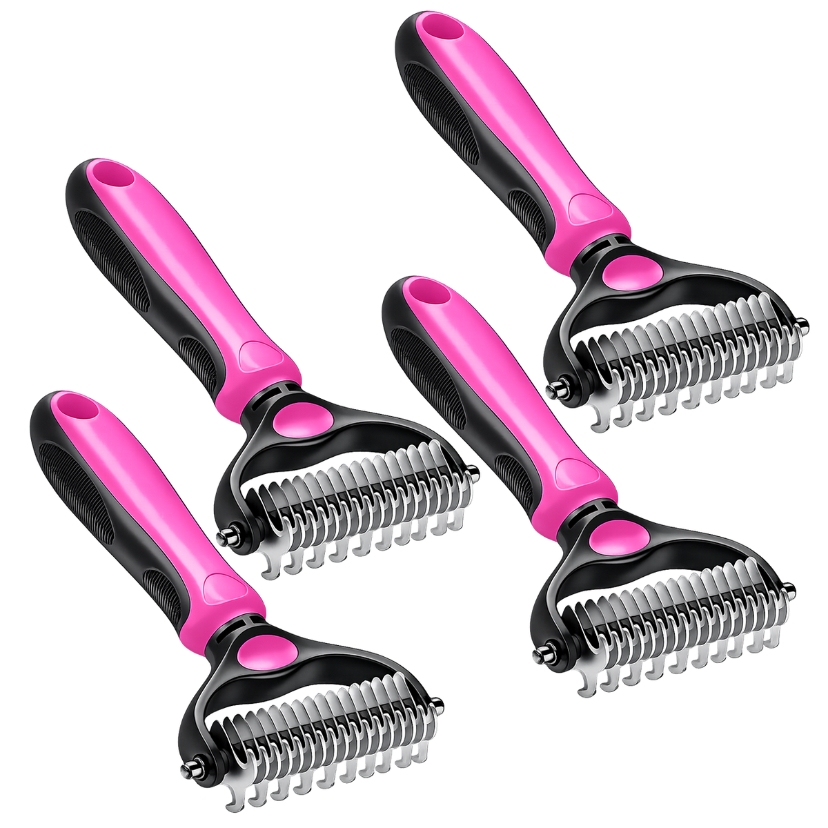COATGUARD - Dual-Sided Pet Comb for Easy Deshedding and Detangling