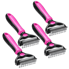 COATGUARD - Dual-Sided Pet Comb for Easy Deshedding and Detangling