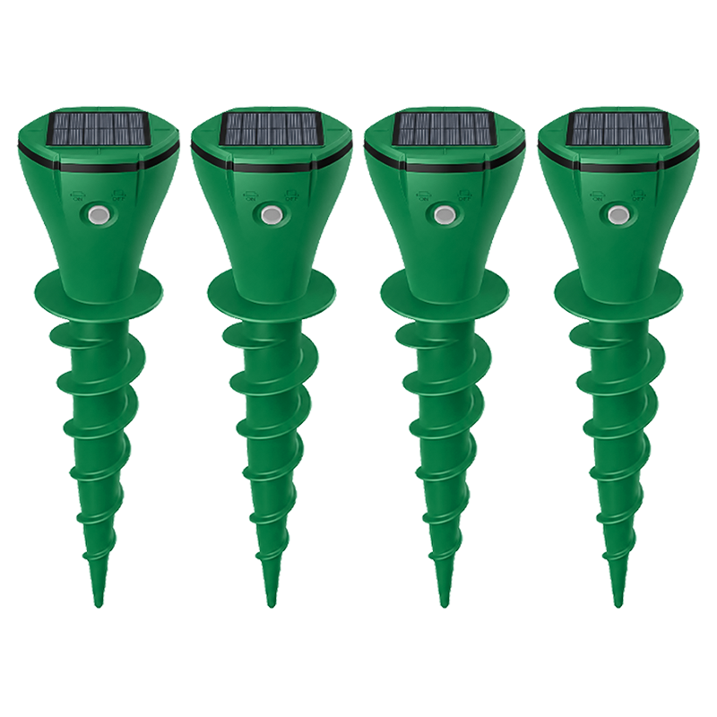MOLVERRA - Solar Mole Repeller for Quiet Garden Protection