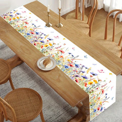 TULIVEL - Floral Table Runner for an Artful Spring Tablescape