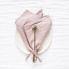 FABLUNE - Set of Four Linen Napkins for an Artful Table Setting