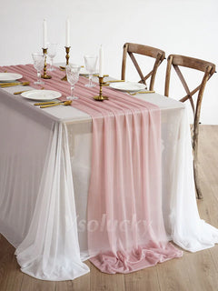 SHEERIVA - Sheer Table Runner for Elegant Occasion Tables