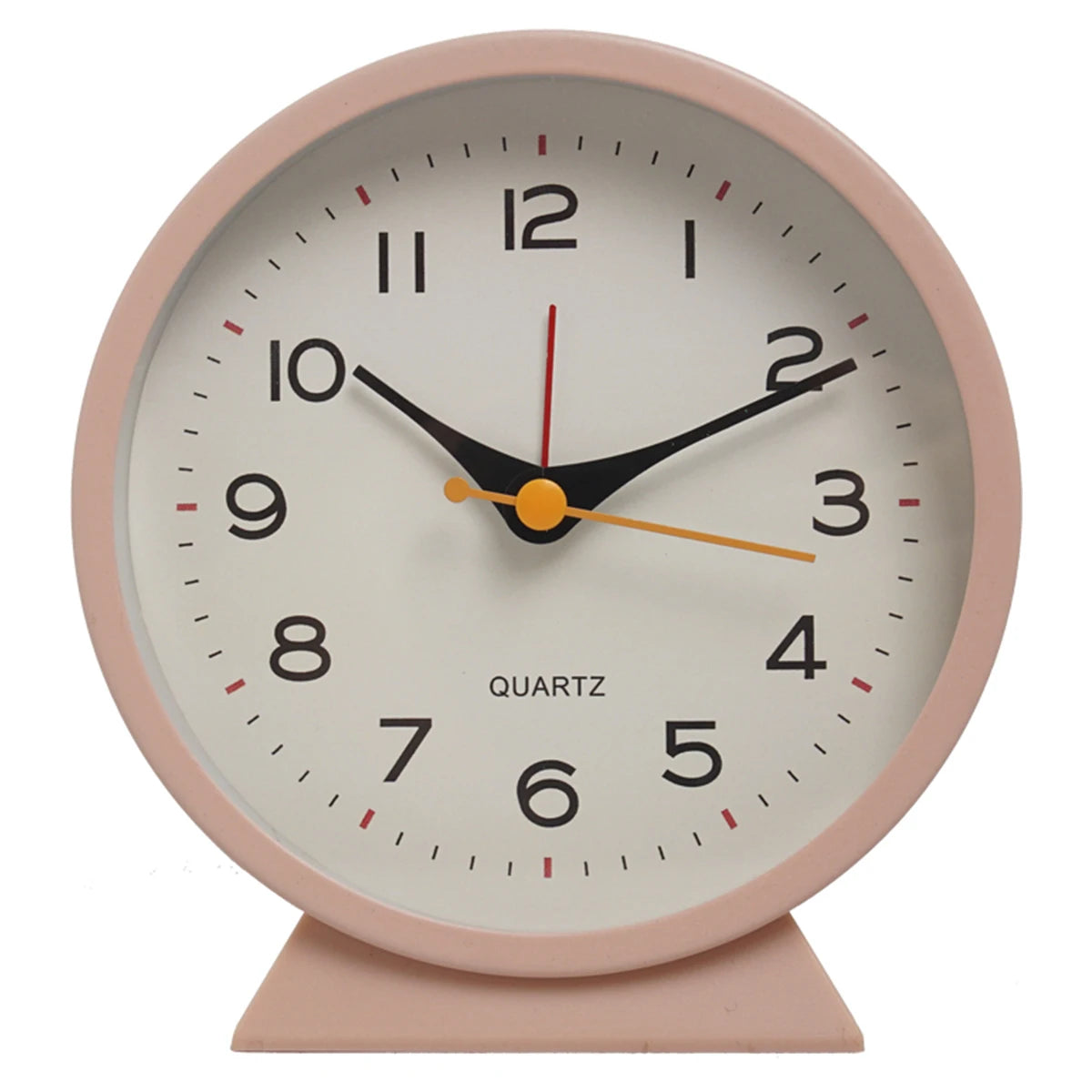 TINVORA - Metal Alarm Clock for Quiet Bedside Timekeeping