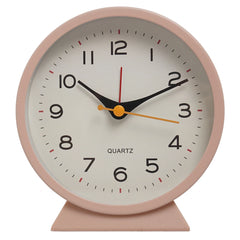 TINVORA - Metal Alarm Clock for Quiet Bedside Timekeeping