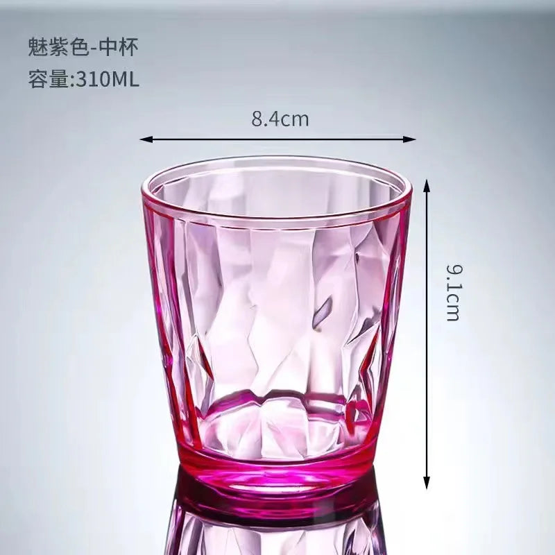 MORLUNE - Statement Acrylic Tumblers for Shatterproof Entertaining