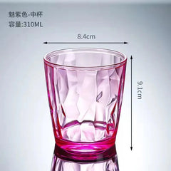 MORLUNE - Statement Acrylic Tumblers for Shatterproof Entertaining