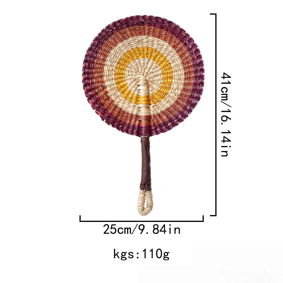 WOVELUNE - Woven Seagrass Fan Wall Art to Anchor Your Seating Area