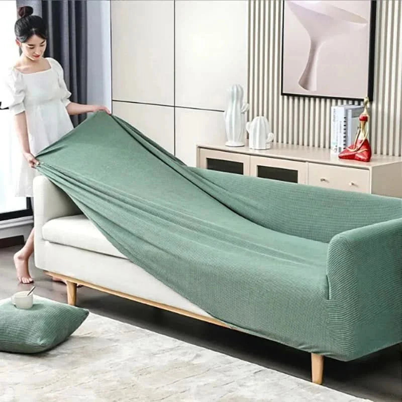 COUCHWRAP - Non-Slip Jacquard Cover for Protected Statement Seating
