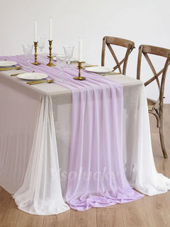 SHEERIVA - Sheer Table Runner for Elegant Occasion Tables