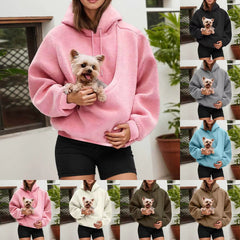 PAWVELA - Pet Carrier Hoodie for Hands-Free Comfort on the Go