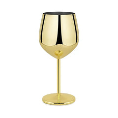 CALYVRA - Sculptural Stainless Steel Goblet for Break-Resistant Entertaining