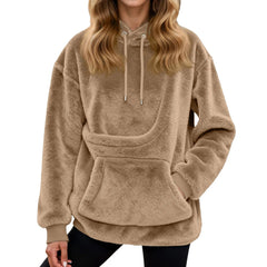 PAWVORA – Hoodie mit Fleece-Haustiertasche, damit tierische Begleiter stets nah bleiben