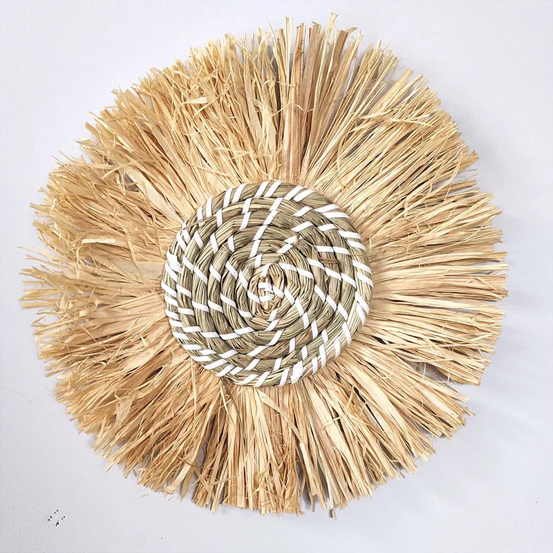 SAVRUMA - Moroccan Woven Wall Art for Warm Textural Depth