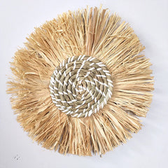 SAVRUMA - Moroccan Woven Wall Art for Warm Textural Depth
