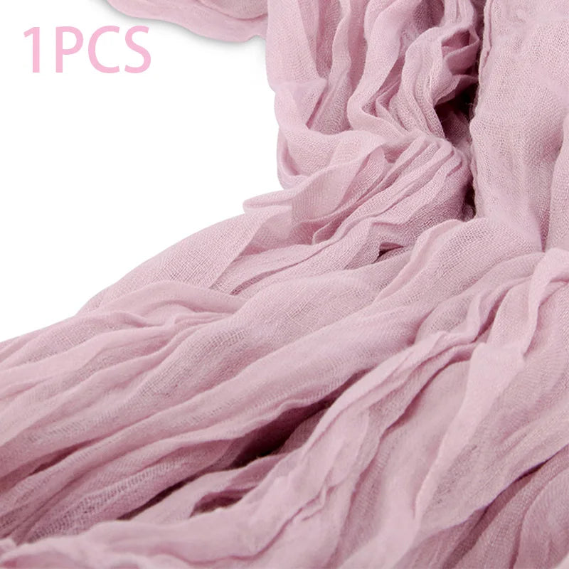DRAPELIS - Semi-Sheer Gauze Table Runner for Artful Tablescapes