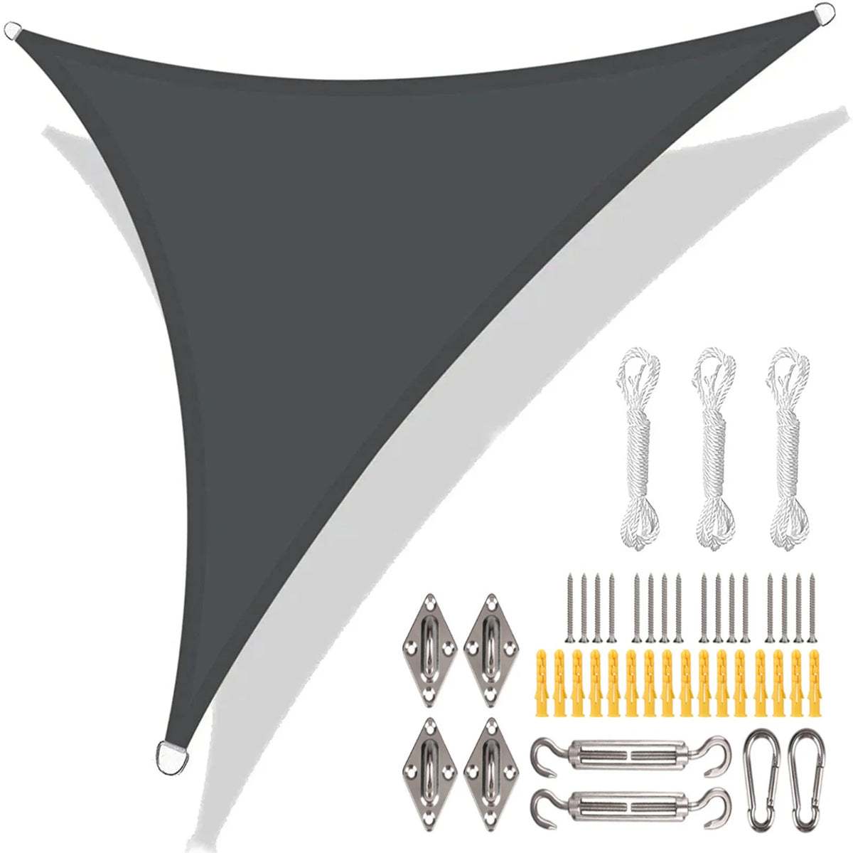 SUNTRIANGLE - Waterproof Triangle Shade Sail for Sculptural Outdoor Comfort