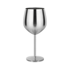 CALYVRA - Sculptural Stainless Steel Goblet for Break-Resistant Entertaining