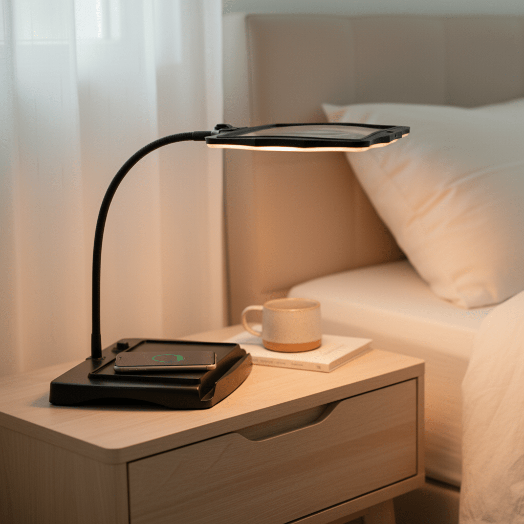 DETALORA - LED Table Magnifier for Clear Hands-Free Detail Work