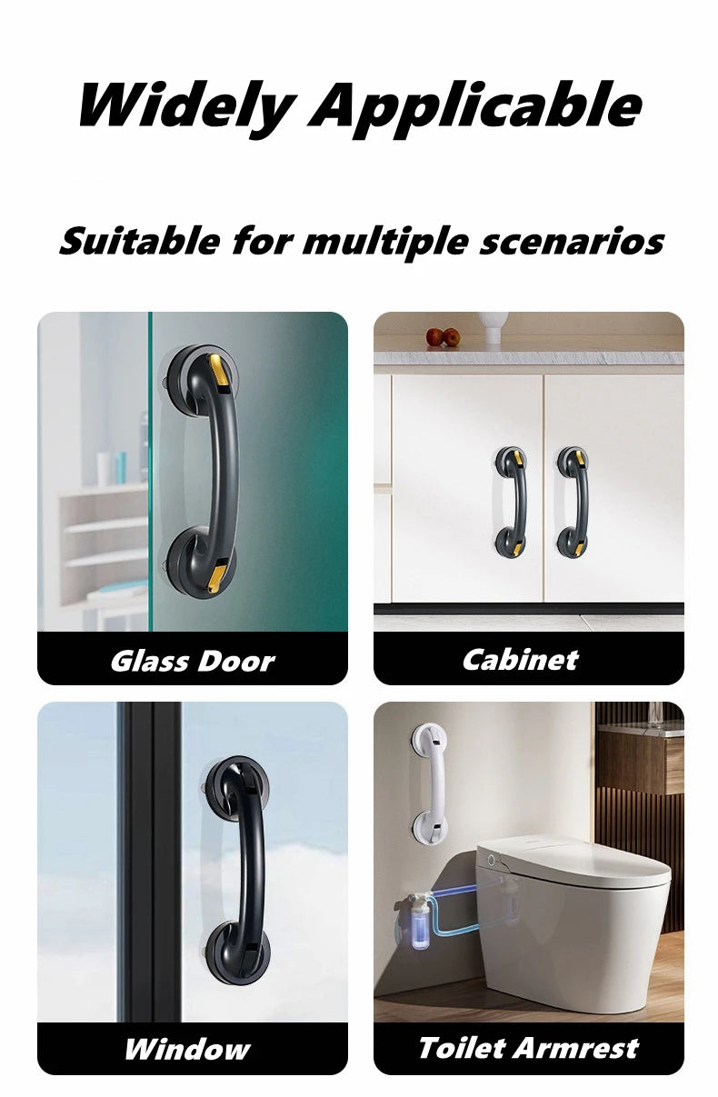 GRABRIX - Suction Grab Bar for Safer Bathtub Support