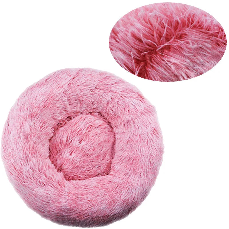 PAWVELLE - Plush Round Pet Sofa for Cozy Statement Seating