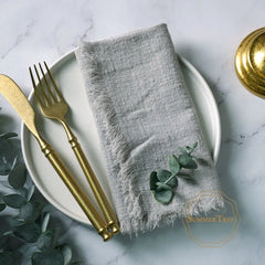 TAVRINA - Cotton Napkin Set for Artfully Layered Tablescapes