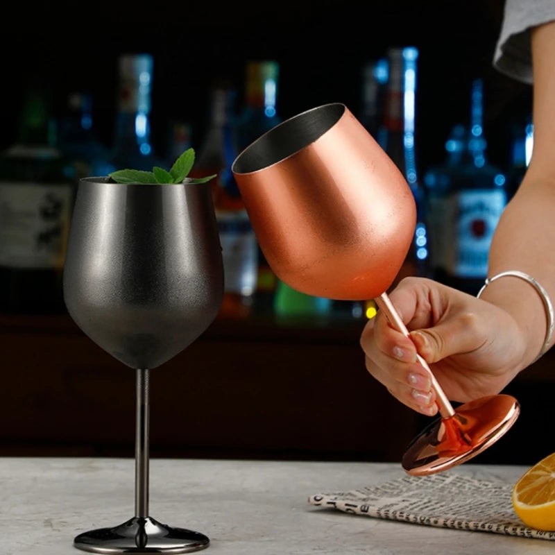 ORVYSSA - Sculptural Steel Cocktail Cup for Striking Tablescapes