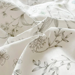 PETALYRA - Floral Cotton Duvet Set for an Artful Bedroom Focal Point