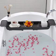 TUBELYN - Expandable Bath Caddy for Dry, Organized Tubside Storage
