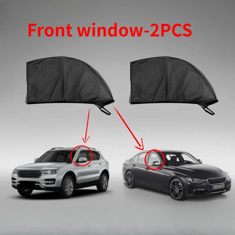 MESHLUNE - Mesh Car Window Shades for UV Protection and Cooler Rides