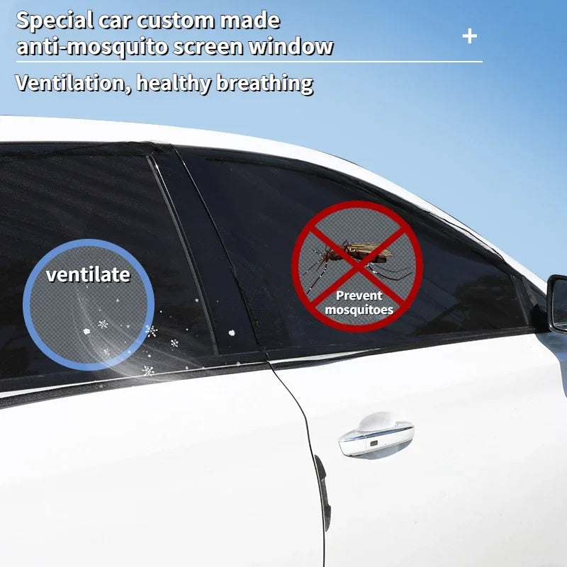 MESHLUNE - Mesh Car Window Shades for UV Protection and Cooler Rides