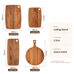 ACALUNE - Acacia Wood Serving Board for Artful Table Displays