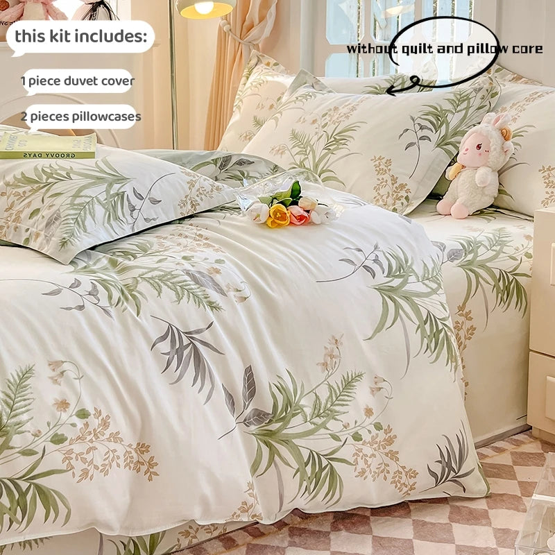 PETALYRA - Floral Cotton Duvet Set for an Artful Bedroom Focal Point