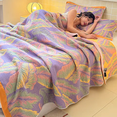 COTELYA - Cotton Gauze Blanket for Airy, Artful Summer Layering