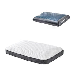 GELDREAM - Double-Sided Cooling Memory Foam Pillow for Cooler Sleep