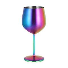 ZELVORA - Sculptural Steel Goblet for Break-Resistant Entertaining